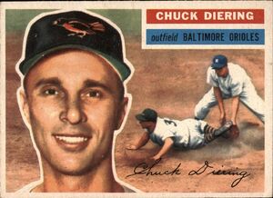 Chuck Diering 1956 Topps #19 Front