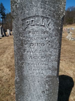 Maria Fenstermacher Snyder gravestone