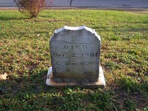 Vera R. Lancaster cemetery stone back