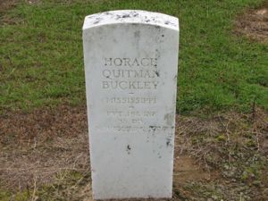 Horace Quitman Buckley headstone