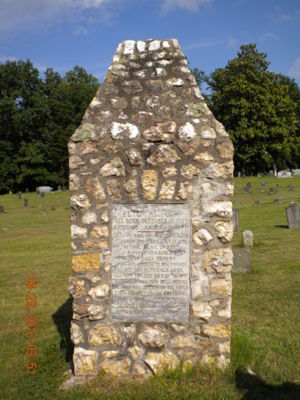 Gravestone: Capt Johann Peter Hedrick Jr