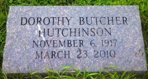 Dorothy Louise Butcher Hutchinson