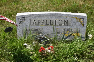 Carll and Margaret Appleton grave