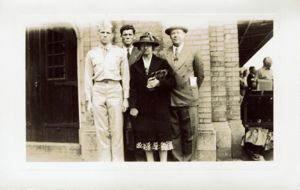 Fischer Family - John, Dick, Aunt Kate, and Pop