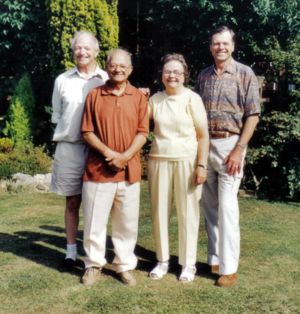 Dennis, Frank, Dorrie and Bernard