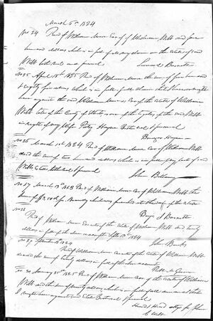 Leonard Barnett receipt of legacy from Wm Webb's estate, img 314