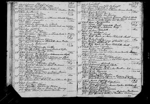 Baptism Record of  Sara Johanna Erasmús