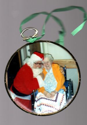 Santa  and Great Aunt Anne
