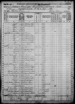 George Brumbaugh 1870 census 1