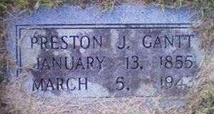 Tombstone, Preston J. Gantt