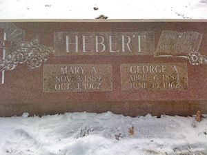 George Hebert Headstone