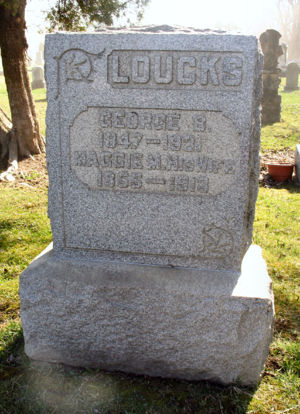Gravemarker of George B. Loucks