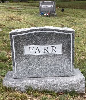 Farr Family Burial lot