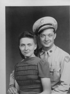 Gordon and Annie Mae during WWII