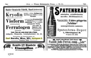 Johannes Carl Barolin Image 2-Newspaper advertisement for chemical products