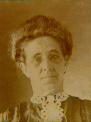 Hannah J. CROLL (part of a pair of photos, other photo is 2ns husband Nathan Longenberger)