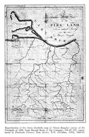 Firelands Survey Map 1808