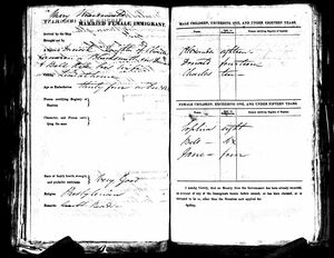 Entitlement Certificate Mary MacDonald