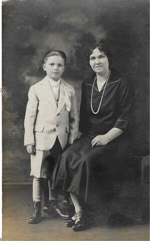 Andrew Kerestesy and his mom Julia Vescei