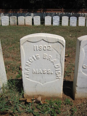 Francis Bradish grave marker