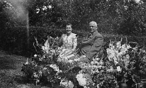 Carl Albert Weber med hustru, fotograferet ved hans 25 års jubilæum
