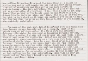 Letter from Lillian Francesca Weber (Scott) to Emma Sophia Doose (Meyer) page 2