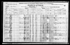 Cecile Buckshot, 1921 Census