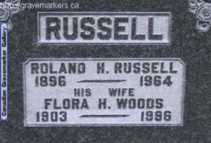 Roland Russell and Flora Woods