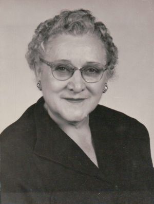 Oma at about the time of her retirement from teaching
