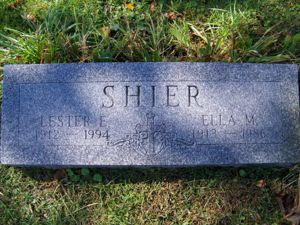 Lester Shier Tombstone