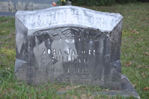 Zora Sullivan - Headstone