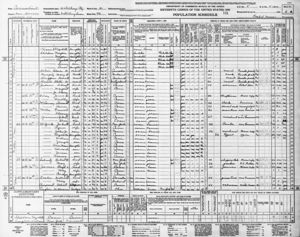 1940 Census Waterbury, CT SD5 ED 5-200 Sheet 6A
