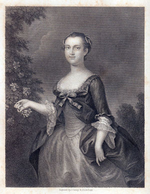 Martha Washington as a Young Woman