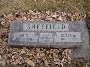 Headstone - Elmer Sheffield