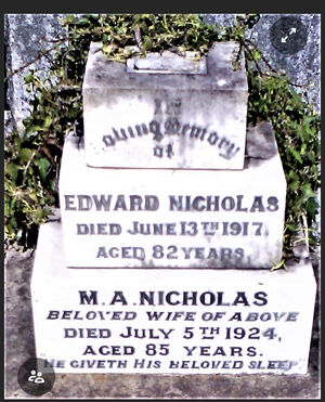 Grave Nicholas -Sidebottom