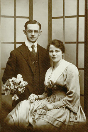 Emmet Franklin and Mabel Alvena (Kistler) Boyer wedding photo