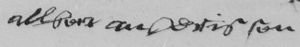 Signature of Albert Andriessen