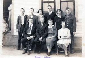 George Burch and family