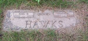 Earl & Lucy Hawks marker