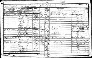 1851 Census: Moor Street, page 15