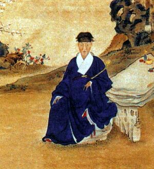 Emperor Zheng Keshuang 鄭克塽畫像