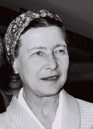 Simone de Beauvoir en 1967