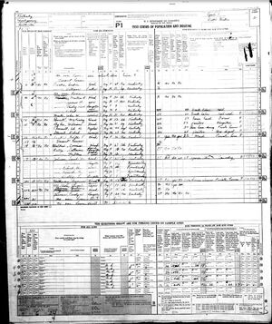 Mag District M. D. 2 Section # 87-15 1950 Census of Smithville, Kentucky Page 3