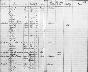 1851 Census St. Marys, York, New Brunswick, Canada page 32