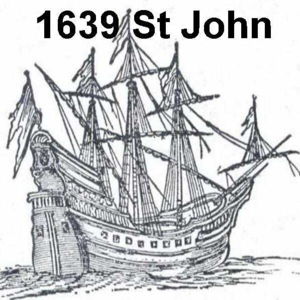 St. John - Ship that brought people from England to America, in 1639