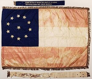 Co. E, 11th Alabama Volunteer Infantry battle flag.