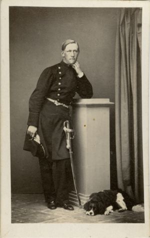 Porträtt av Jacob Albert Algernon af Forselles, löjtnant vid Södermanlands regemente I 10.