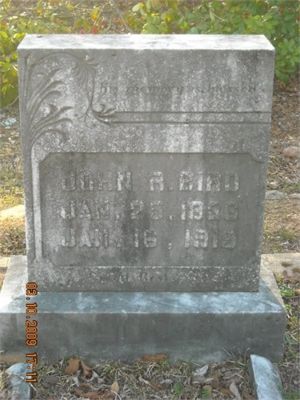 John R Bird Burial