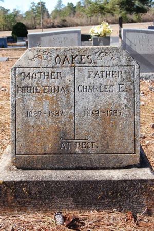 Charles Emory Oakes and Birtie Edna Van Fossen Oakes