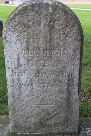Sarah A. (Allen) Minnis gravestone